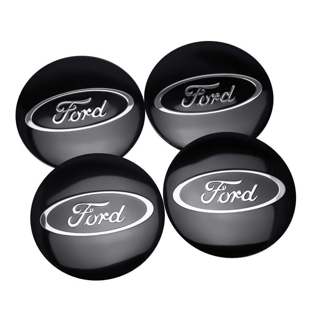 

4 шт. 54/56/60 мм Для Ford Fiesta C-Max Kuga Ranger Raptor KA Fusion ST Transit Edge Колпачки на центр колеса Наклейка на колпак колеса
