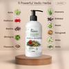 Hebisva Secret 11 Herbs Anti-Dandruff Shampoo 300ML – Hair Fall Control & Shiny Hair, Shampoo for Amla, Hibiscus & Reetha | Hair Cleanser | No Sul