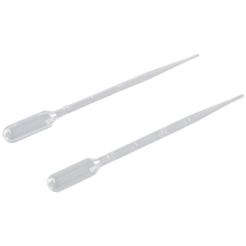 100Pcs Clear 2ml Liquid Dropper Plastic Dropping Pipettes DIY Eye Dropper Set Science and Lab