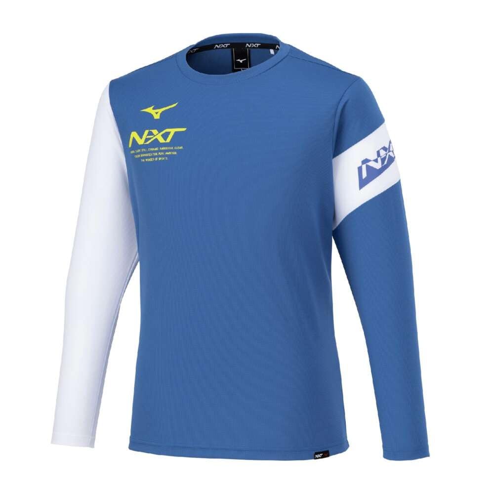 Training Long and Classic Size S N-XT T-Shirt, Sleeve, Moisture-Wicking, Quick-Drying, UV-Resistant, Stain-Resistant, Antibacterial, Odor-Resistant,