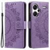 Pour Xiaomi Redmi Note 13 Pro+ 5G Étui Mandala Fleur Imprimé Cuir PU Housse à Rabat