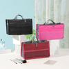 Multifunctional Bi-Fold Storage Bag Double Zipper Large Capacity Storage Arrangement Makeup Toiletries Large Classification Bag
