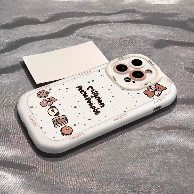 

Подходит для Apple 16promax Чехол для мобильного телефона с изображением маленького животного Iphone14 Cartoon 13 Puff Shell 12/11/xr iPhone X