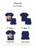 26 Neues Sommer-Kinder-Leucht-Cartoon-T-Shirt & Baumwollshorts-Set