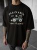 Felix the Cat Black Cat Classic Cartoon Print TShirt Unisexs Printed Round Neck Short Sleeve Casual TShirt