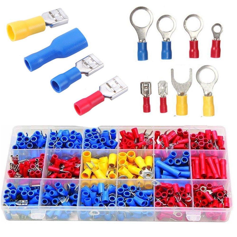 

Electrical Wire Adapter Binding Post Connector Kit Crimp Terminal Copper Crimp Connector 280pcs