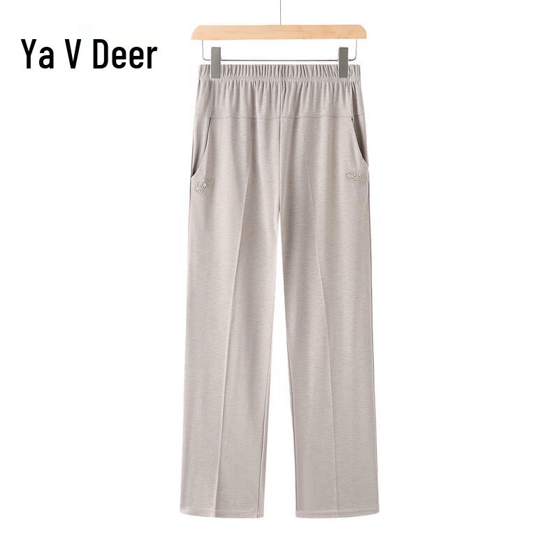 Yalu Women s Summer Thin Straight-Leg Ankle Pants 4XL