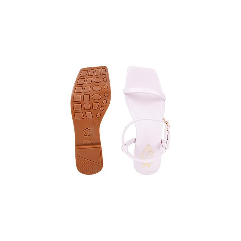 Shoetopia Girls Snd-116 Mauve Flat Sandal - 6 Uk (Girls-Snd-116-Mauve) 6 UK мальвовый