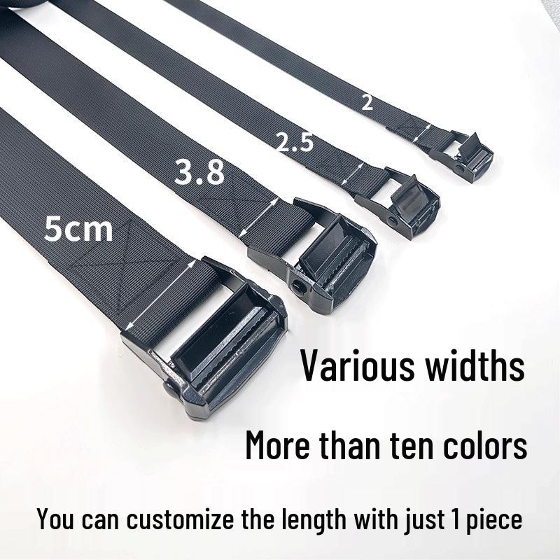 

Outdoor Zinc Alloy Cargo Binding Strap with Buckle – Ideal for Self-driving and Leisure Tours 2cm width, 0.3m length