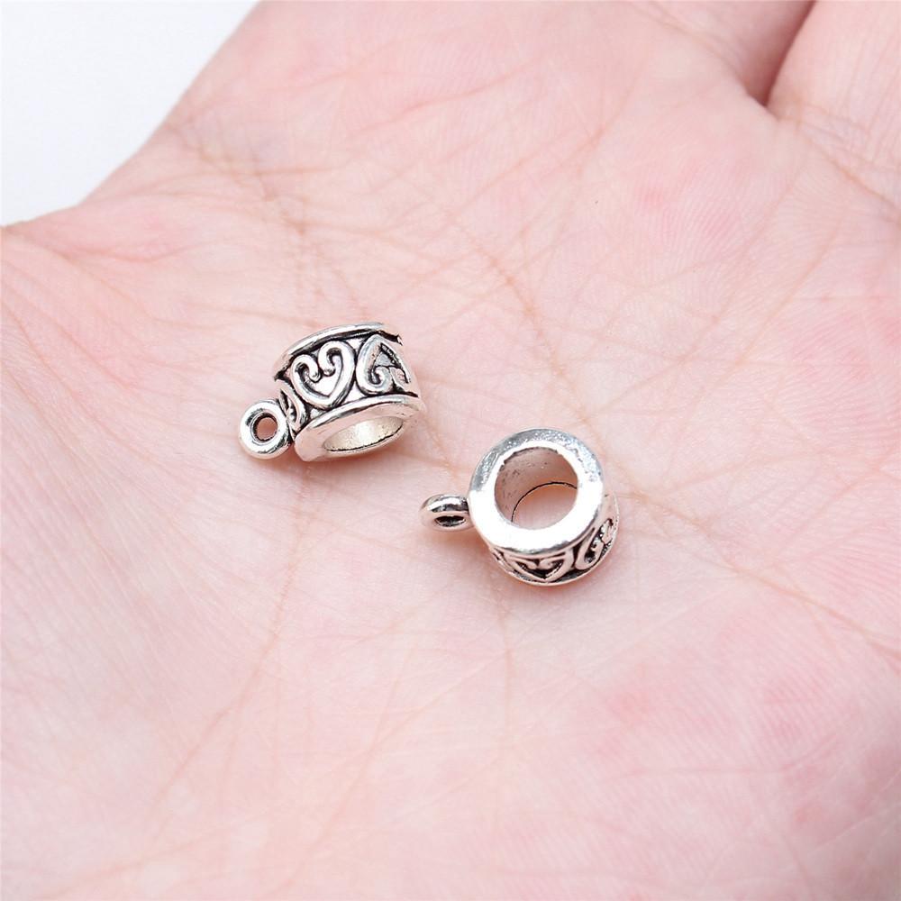 Accessories Parts Pendant Head Bend Tube Kids' Jewelry Materials ZA042