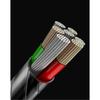 USB Headphone Interface Upgrade, 2.5M Durable Cable, Wired Control Headphones with Microphone