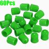 Tyre Valve Dust Caps Valve Stem Covers Plastic Tire Caps With O Rubber Ring For Car, Motorbike, Trucks, Bicycle  Airtight Seal