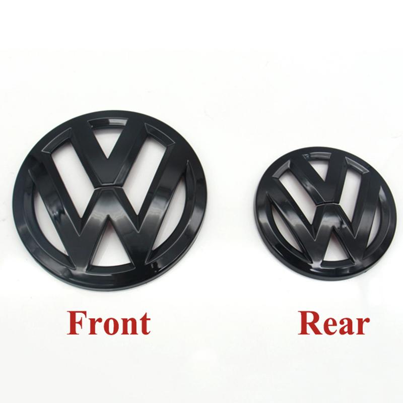 

2pcs ABS Car Front Grill Emblem Rear Trunk Badge Logo for Volkswagen VW Golf 5 6 7 7.5 8 MK5 MK6 MK7 MK8 Polo Passat B8 Sticker 21-24 Golf 8