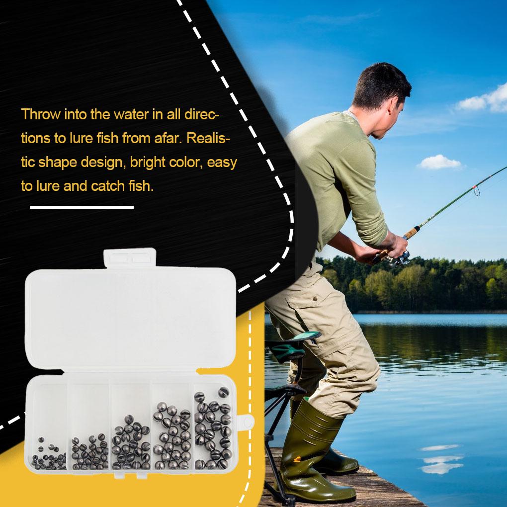100x Fish Hook Fishing Tackle Swivel Clasp Fine Workmanship Compact Size Professional Sweet Gift Ball Carabiner