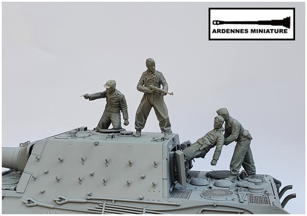 Ardennes Miniatures 1/35 Scale Resin Kit AR35002: World War II German Army, Last Battle of Berlin, Part 2: Tank Crew with Pistol, 1 Figure