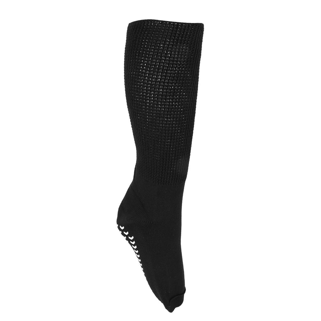 1 Paar Extra Weite Diabetikersocken Gute Elastizität Anti-Rutsch-Sohle Weiche Baumwolle Schwarz Weite Diabetikersocken für Geschwollene Füße