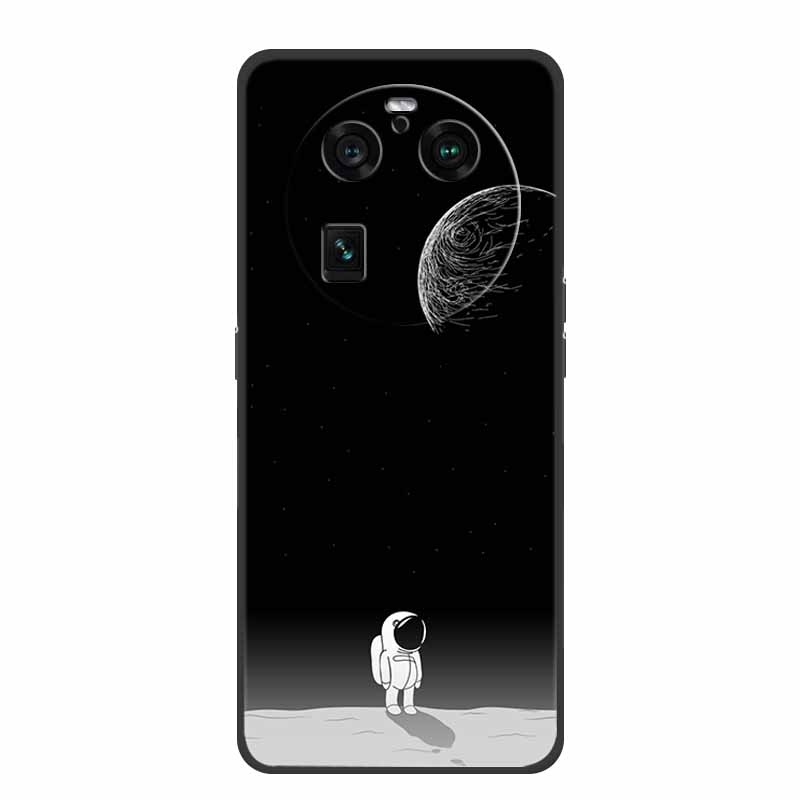 For Oppo Find X6 Pro Case Astronaut Soft Silicone Shockproof Phone Back Cover Cases for Oppo Find X6 Pro 5G Spaceman Lion Shell