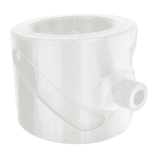 Duschhuvud Kraftfull Superladdning Hydromassage 360-graders Ring Vattenstråle Spiralmunstycke Standardgänga Allroundrengöring Duschhuvud