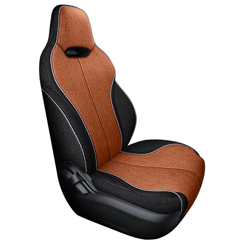 BYD QinPLUS Linen Car Seat Cushion, Full Surround, Four Seasons, for Qinplusdmi/ev.