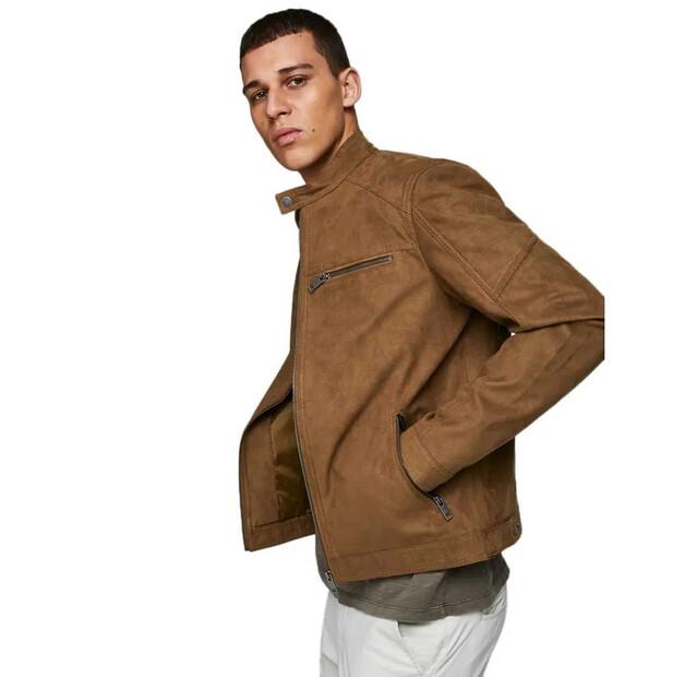 Jack & Jones – Rocky – Jacke aus gefälschtem Wildleder