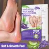 Mascarilla Hidratante para Pies de Lavanda, Mascarilla Exfoliante para Pies, Aroma a Lavanda, Mascarilla Exfoliante Suave para Pies con Ácido Láctico, Ácido Málico, Hidratante, Cuidado de Pies DIY