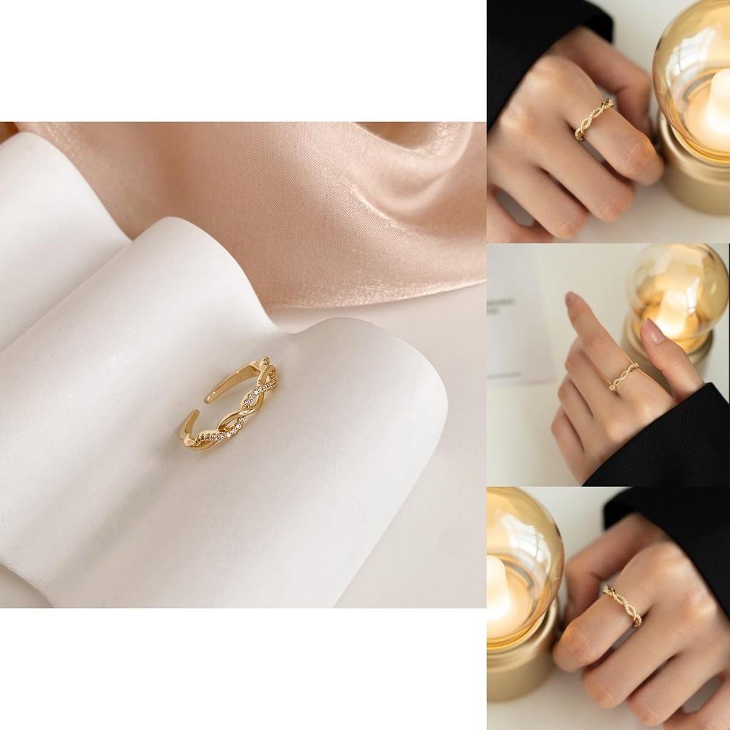 Elegant Twisted Womens Braided Ring In Retro French Style With Unique Geometric Pattern