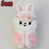Stray Kids Keychain Plush Toy Pajamas Eye Mask Keychain Decorative Animal Pink Series Mini Companion Doll DIY Products