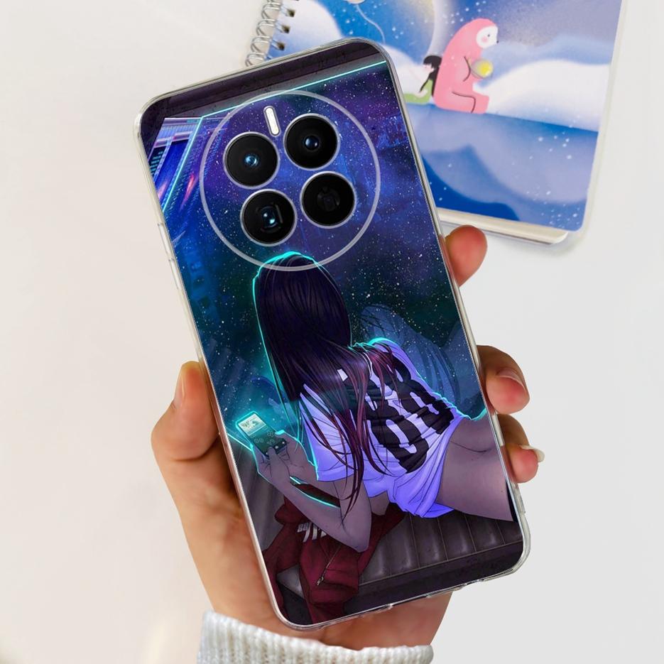 For Huawei Mate 50 Pro Case Stylish Butterfly Flowers Soft Slim Fundas Phone Case For Huawei Mate 50 Mate50 Pro Back Cover Coque