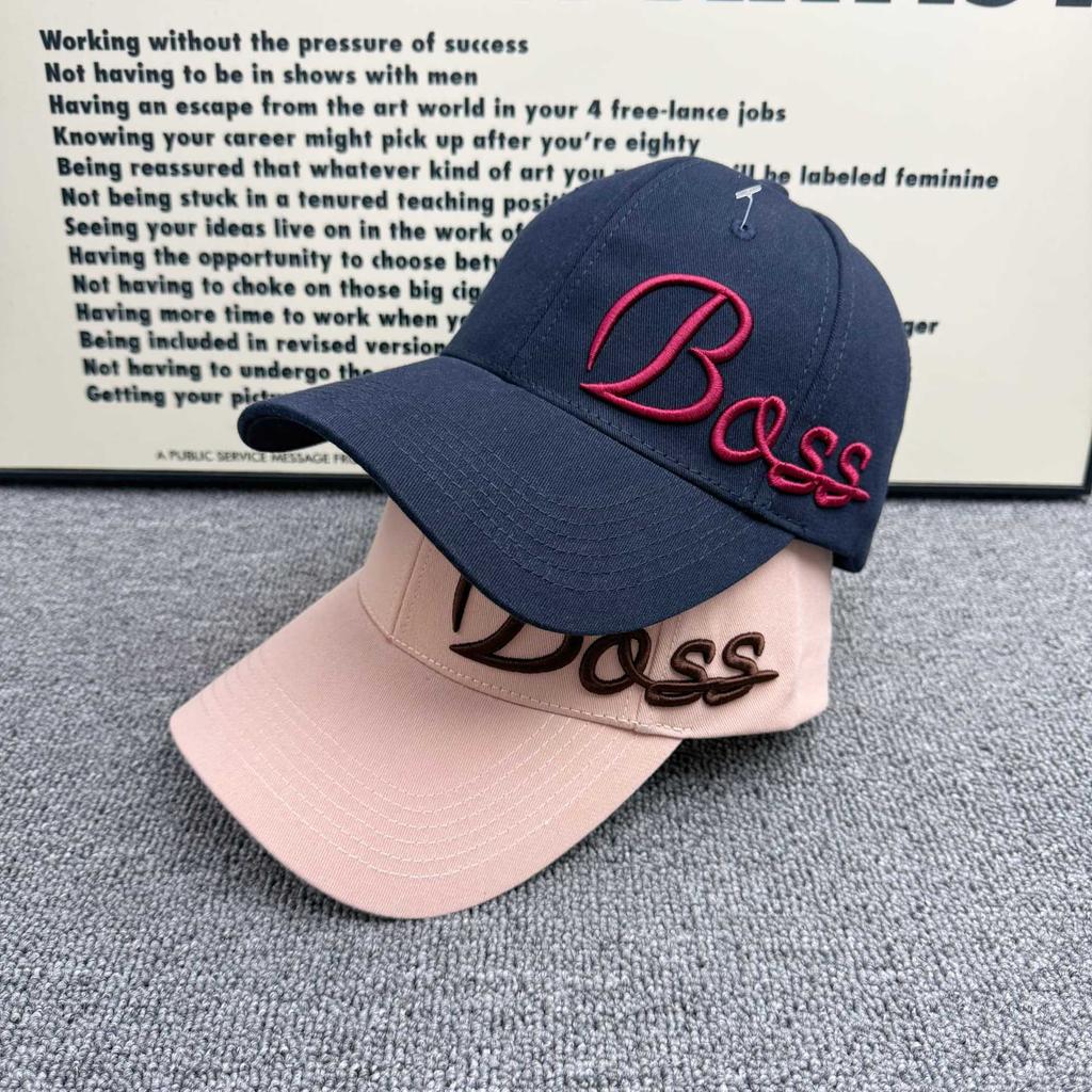High Quality Hardtop Boss Embroidered Cap Unisex Face Visor Versatile Commuter Baseball Cap