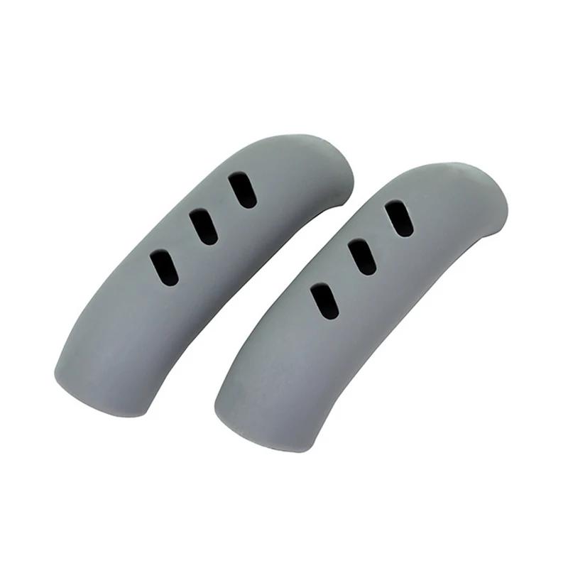 2PCS Silicone Pan Handle Anti-Ironing Sleeve Iron Pan Wok Ears Anti-Ironing Handle Sleeve Heat-Resistant