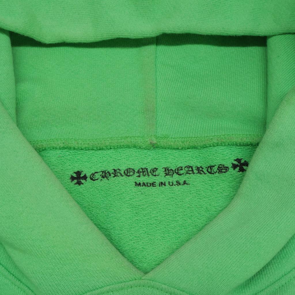 CHROME HEARTS Matty Boy Sex Records Hoodie Pullover Hoodie Tops L greenUsed