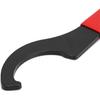 Locknut Wrench, Castle Nut Wrench, Coilover Spanner Wrench C Shape Shock Spanner Wrench High Carbon Steel Hook Wrench Tools for Suspension System and