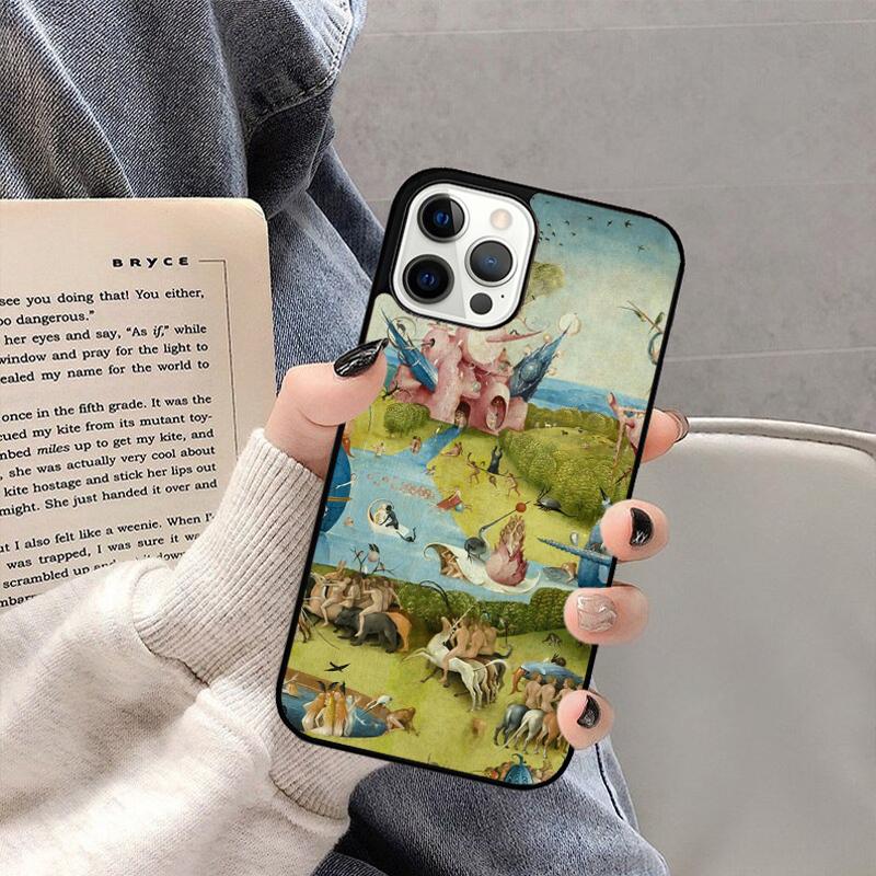Hieronymus Bosch Art Phone Case For iPhone 17 Air 16 15 14 plus 11 12 13 Pro  Max coque Cover Shell