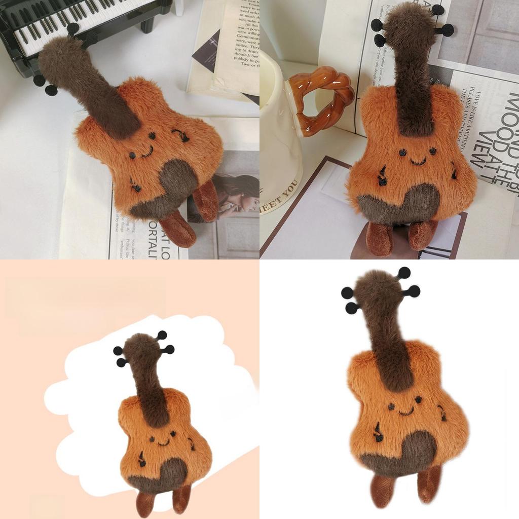 Kulturelles Plüsch-Geigen-Dekor-Spielzeug mit PP-Baumwolle für Musikliebhaber