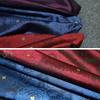 1m High End Jacquard Fabric Small Golden Osmanthus Lotus Flower Brocade Fabric for Cheongsam Horse Face Skirt DIY Sewing