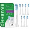 Now Available At Dental Clinics In Brushmo Compatible Brushes for Philips Sonicare Electric Standard Pack of 8 Tokyo Toothbrushes, Sensitive, Size,