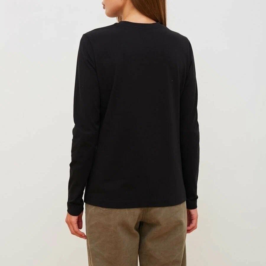 GMXIA Baumwoll-T-Shirt Frühling Damenmode Rest Vielseitiger Pendlerpullover Rundhals Langarm-T-Shirt