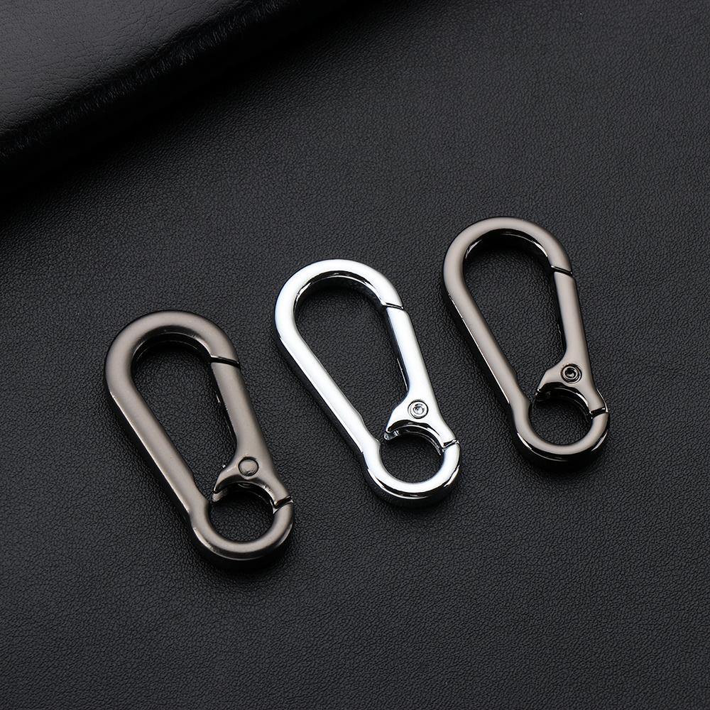 Push Trigger Plated Gate Snap Clasp Clip Spring Buckles Carabiner Purses Handbags Bag Belt Buckle