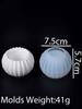 Stripes Candle Jar Silicone Mold DIY Home Decor Candlestick Crafts Making Plaster Resin Flowerpot Storage Box Casting Molds