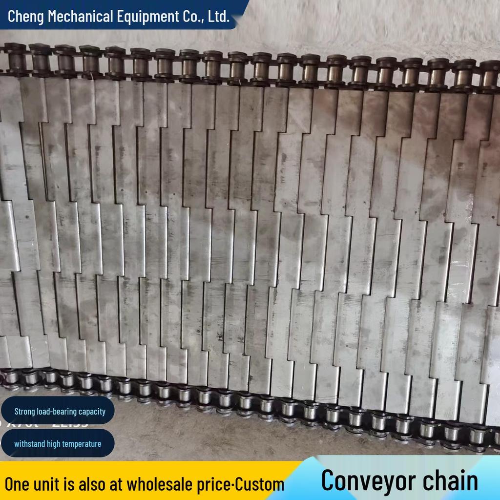 Heavy-Duty Carbon Steel Chain Plate for Industrial Ore and Gravel Transport and Crushing
