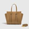 Women's Square Shoulder Bag of PU Leather Simple Armpit Solid Color Lady's Bag