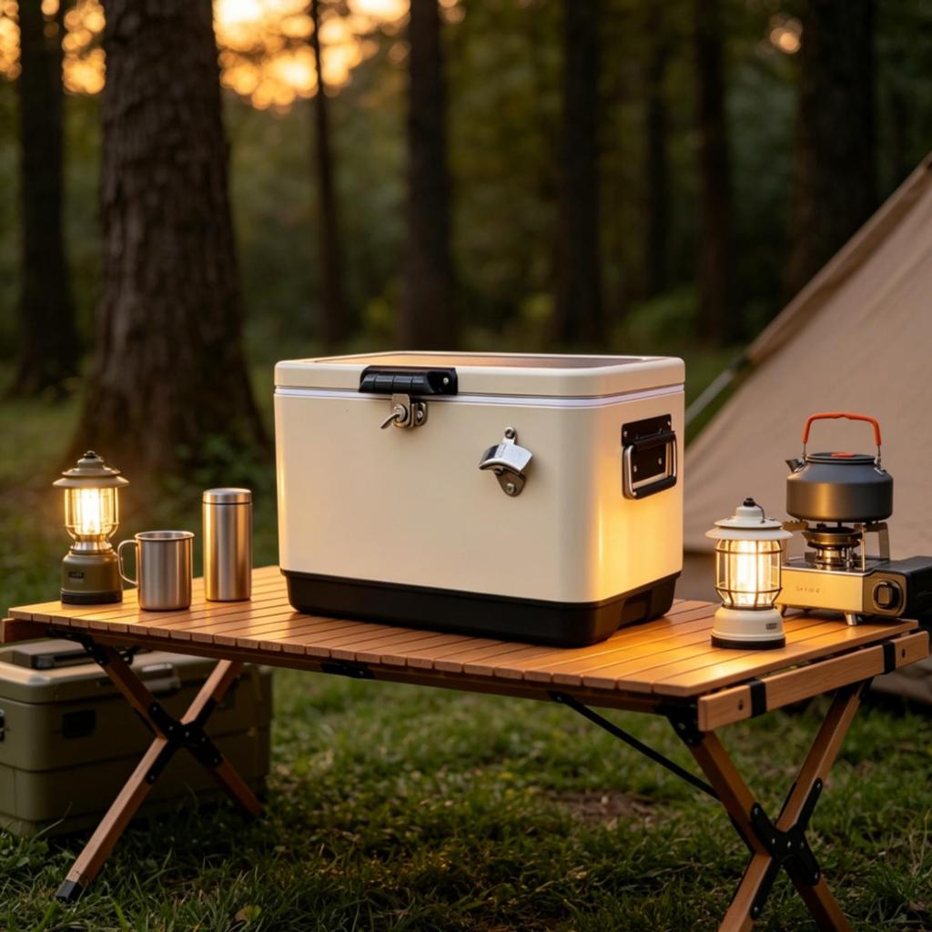 Insulated Cooler Box Portable Container Extra-Thick for Picnickers