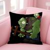 Cartoon P-Plants-vs-Zombie Mini 45*45cm Cushion Cover Pillow Cover Decor Pillowcase Home Pillowcase For Couch Pillow