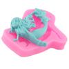3D Beauty Mermaid Fairy Silicone Fondant Mould Cake Decor Chocolate Baking Mold