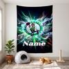 Boston Celtics (1) Customizable Name Decorative Wall Tapestry Ideal Choice for Wall Decor In Bedrooms Living Rooms Dorms and Home