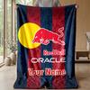 Red Bull Racing Individuelle Flanell-Kuscheldecke Drucken Sie Ihren Namen Text Weiche Warme Decke Weihnachtsgeschenk