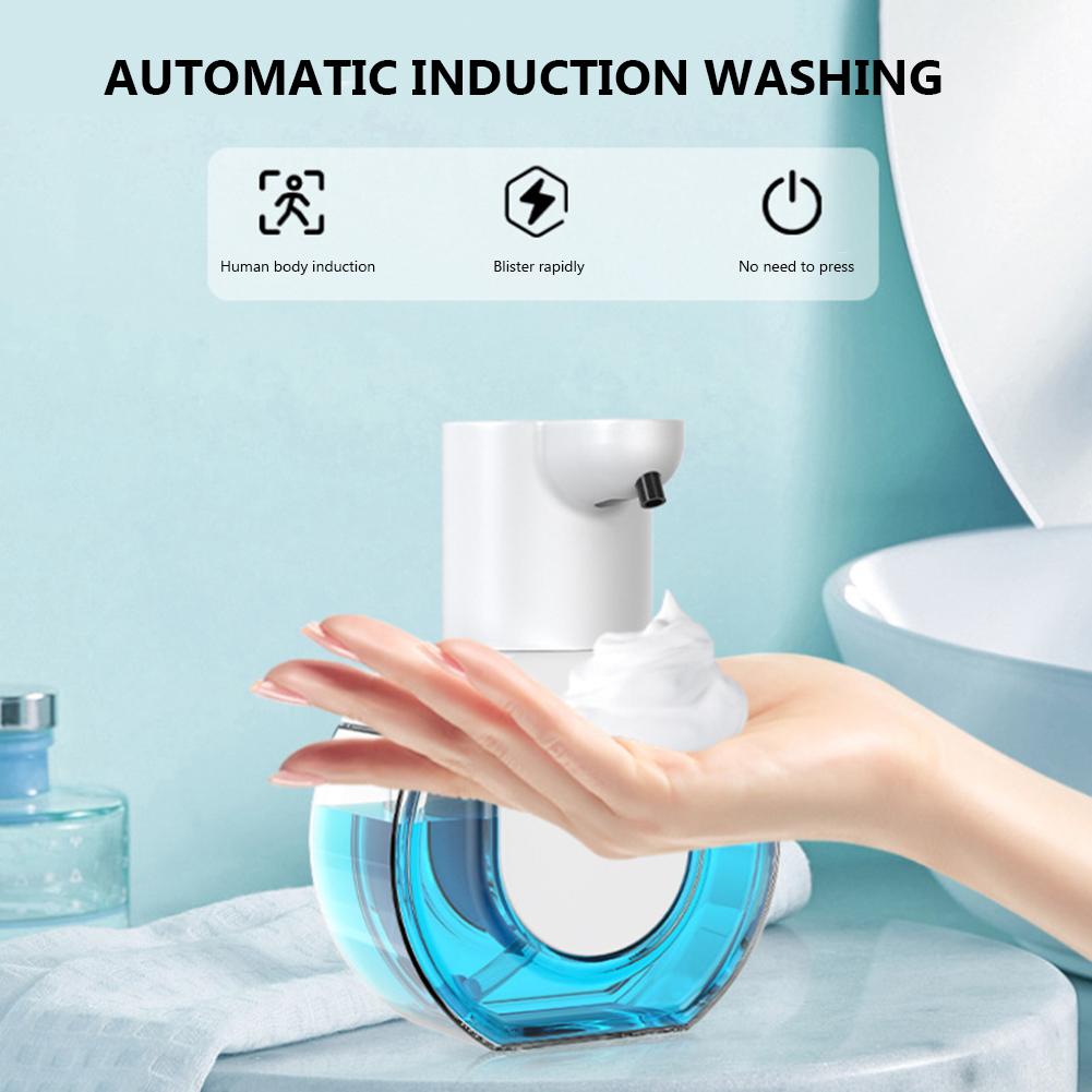 Liquid Soap Dispenser Wall Mountable Smart Liquid Soap Dispenser Auto Touchless Infrared Sensor Rechargable for Kitchen Bathroom
