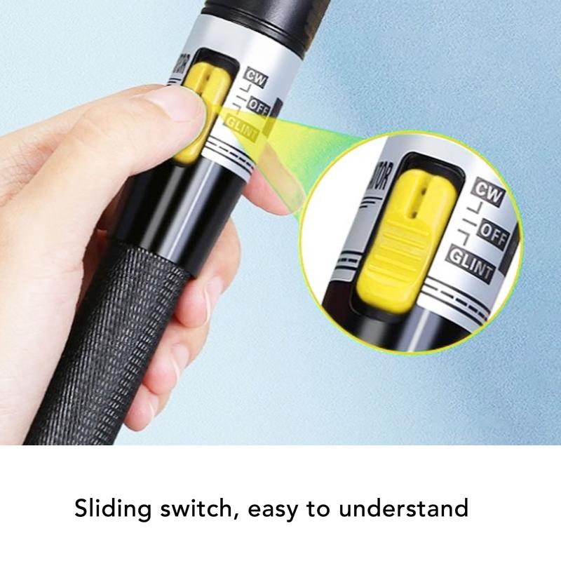 K-C15 Visual Fault Locator 15km 650nm Red Light for Fiber Optic Cable Break Detection with Universal 2.5mm Adapter