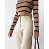 Women's Autumn and Winter High Waist Splicing Casual Long Pants