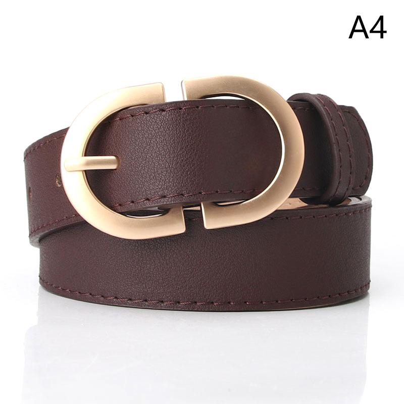 105Cm Female Luxury  Versatile Belt Adjustable Metal Buckle Belt For Women Suit Jeans Clothing Accessories